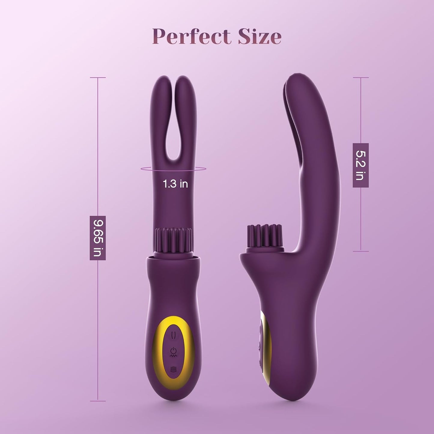 TheWarmestCorner™ Elatia G-spot Vibrator Women Sex Toy with 10*7*6 Modes