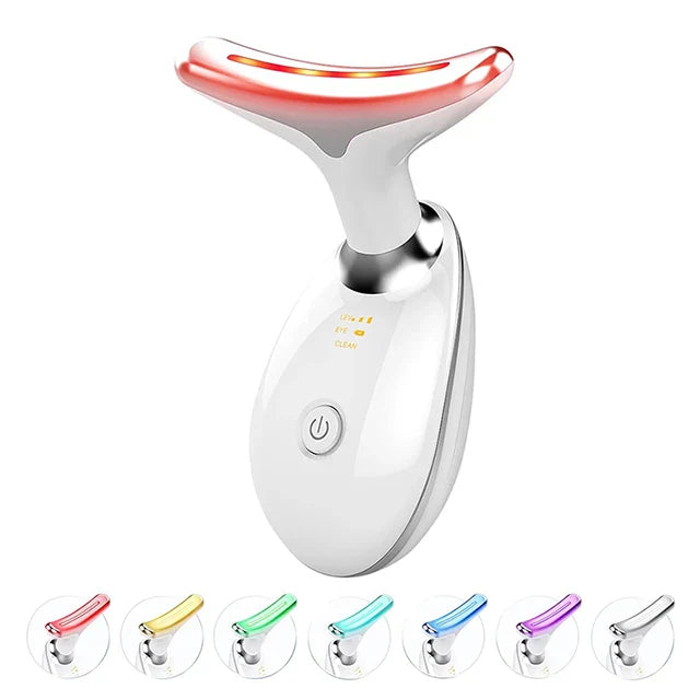 Seven-Color Anti-Wrinkle Facial and Neck Massager