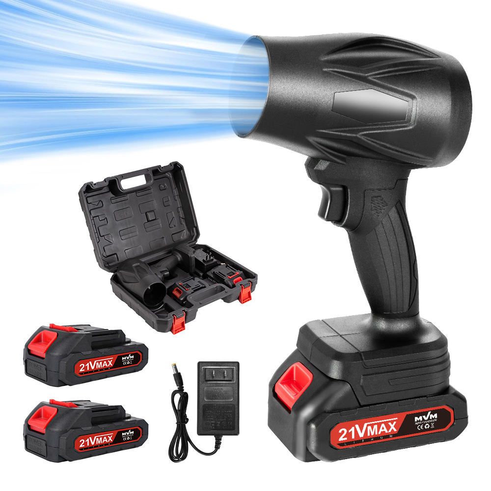 TheWarmestCorner™ Seese Cordless Leaf Blower Handheld, Turbo Jet Blower, Cordless Turbo Super Power Air Duster, for Patio Cleaning, Lawn Care, Blowing Leaves and Dust