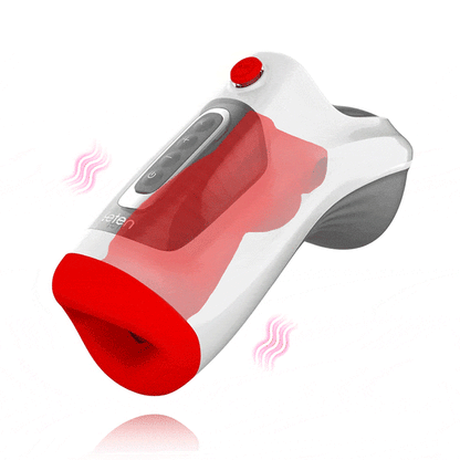 TheWarmestCorner™LETEN 3 Vibration 7 Freouencies Heating Oral Sex Cup