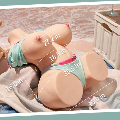 LsLa- Beach Beauty Girl Slim Waist Sex Torso 22.60 lbs