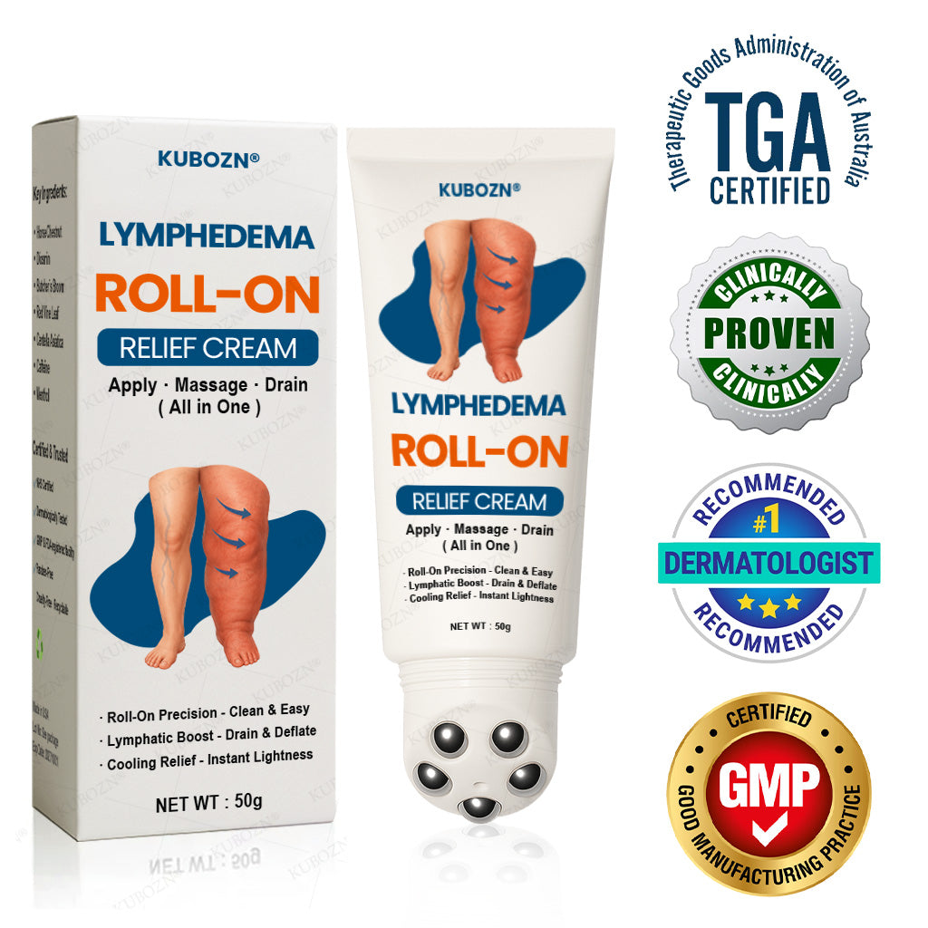 KUBOZN® Roll-On Cream for Lymphatic Drainage & Swelling Relief