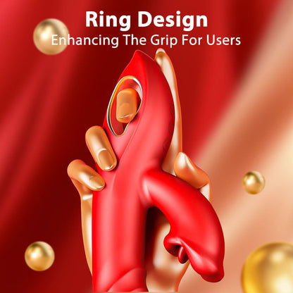 Chloe - 4 In 1 Thrusting & Licking Biting G-spot Vibrator Tongue Clitoral Stimulator