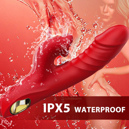 Chloe - 4 In 1 Thrusting & Licking Biting G-spot Vibrator Tongue Clitoral Stimulator