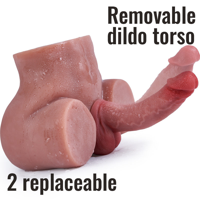 2 replaceable dildos