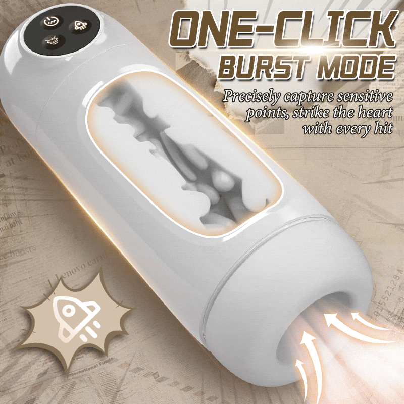 Skyline - 10 Suction Vibrations One-button Activation APP-controlled Multi-point Massage Male Masturbator