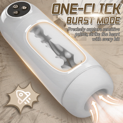 Skyline - 10 Suction Vibrations One-button Activation APP-controlled Multi-point Massage Male Masturbator