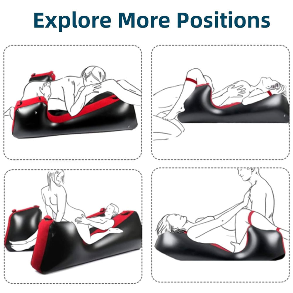 RNPFOR Inflatable Sex Sofa for G-spot Position Aid Sex Pillow for Adult Games