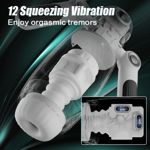 TheWarmestCorner™7 Telescopic Squeezing 12 Vibration Masturbator Experience More Authentic Piston