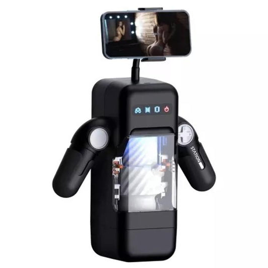 TheWarmestCorner™Automatic 10 Thrusting Vibrating Smart Heating Masturbator