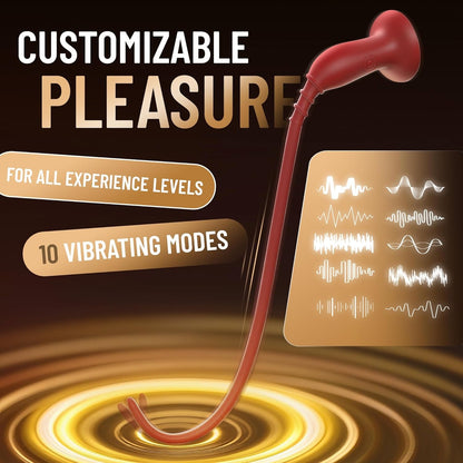 Vibrating Penis Plug Urethral Sound Sex Toy 11.4 Inch