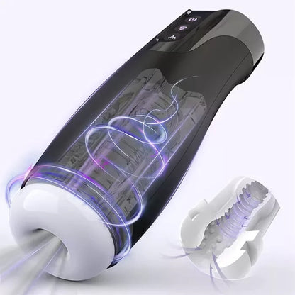 TheWarmestCorner™Automatic 7 Sucking and 7 Vibrating Male Masturbator