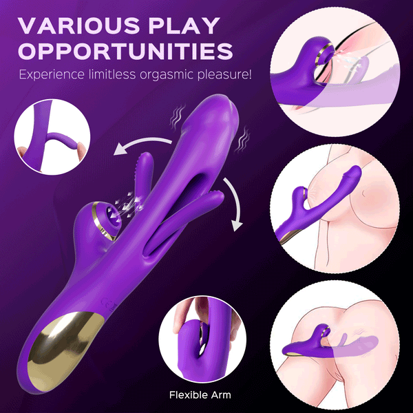 TheWarmestCorner™ G-Bliss 7*7 Clit Sucking G-spot Tapping Vibrator