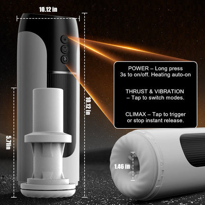 Panther - Wearable Thrusting Heating Masturbator