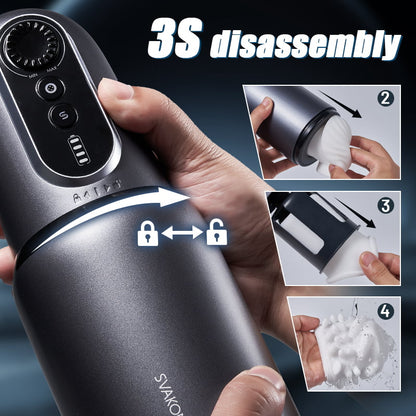 CVT Control Sucking Thrusting Rotating Erection Aid Masturbator