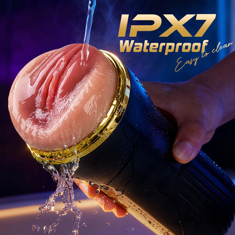 【Best for MILF's Labia】The Captain - 10 Vibrating Sucking Deep Throat Male Stroker