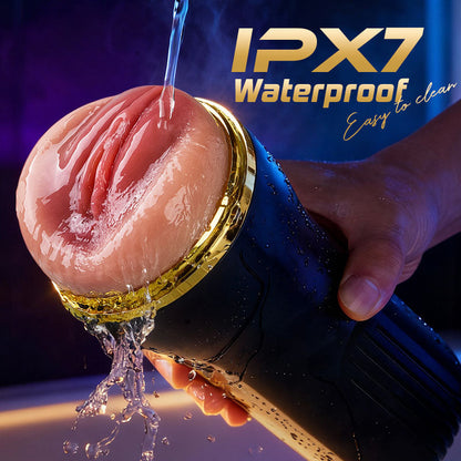 【Best for MILF's Labia】The Captain - 10 Vibrating Sucking Deep Throat Male Stroker