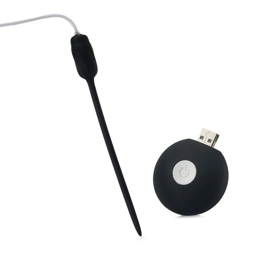 Full Silicone Urethral Plug Dilator with 20 Vibration Modes