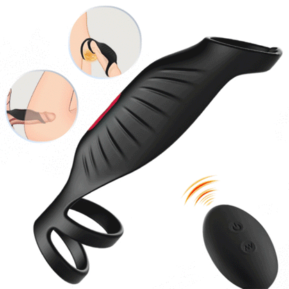 TheWarmestCorner™Pleasure Fusion Pro 9 Vibration Modes Efficient&Flexible Cock Ring