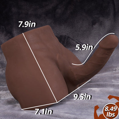David - 8.5 lbs Hunky Unisex Butt with Bendable Penis Anal Entry
