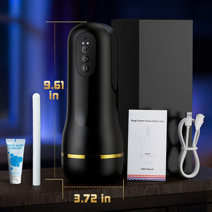 【Best for MILF's Labia】The Captain - 10 Vibrating Sucking Deep Throat Male Stroker