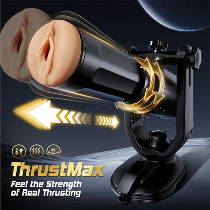 TheWarmestCorner™ THRUSTMAX  Unisex Toy Hands-Free Use Fully Automatic Masturbator