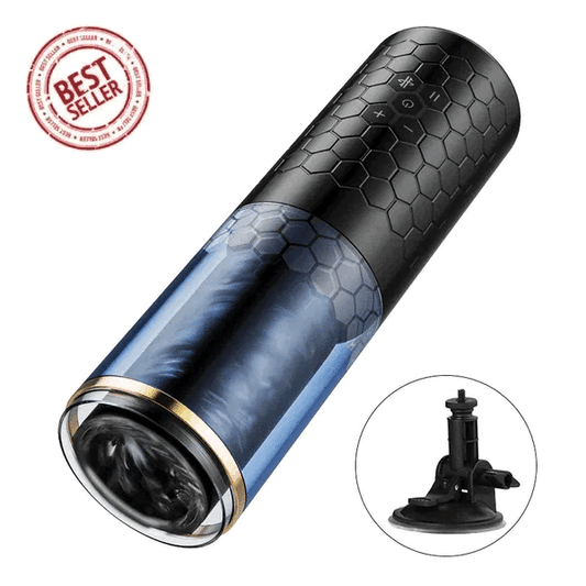 TheWarmestCorner™ SWORDSMAN 10 Thrusting Spinning Suction Male Masturbator