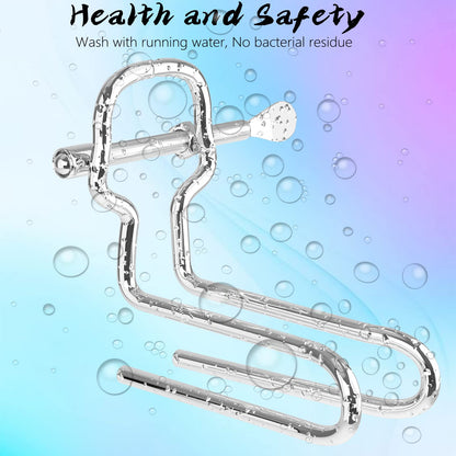 Steel Material Anal/Vaginal Expander Stainless BDSM Sex Toy for Men/Women