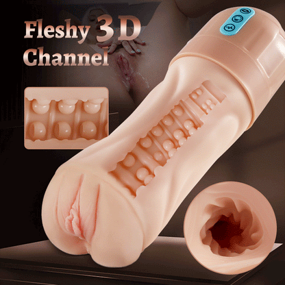 TheWarmestCorner™OLIVER 5 Sucking 10 Vibrating Simulated Vagina Masturbator and Pussy Pocket