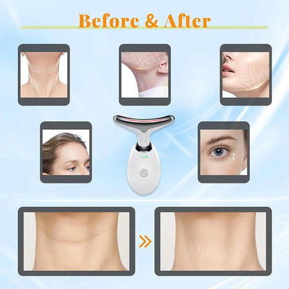 Seven-Color Anti-Wrinkle Facial and Neck Massager