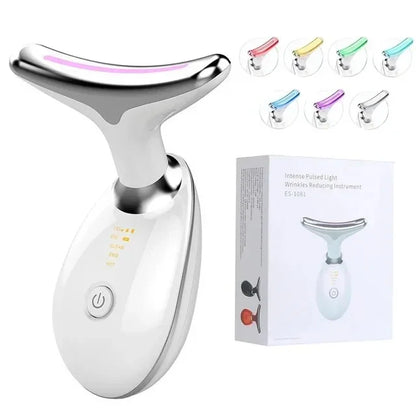 Seven-Color Anti-Wrinkle Facial and Neck Massager