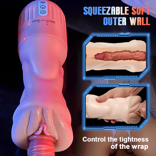TheWarmestCorner™OLIVER 5 Sucking 10 Vibrating Simulated Vagina Masturbator and Pussy Pocket