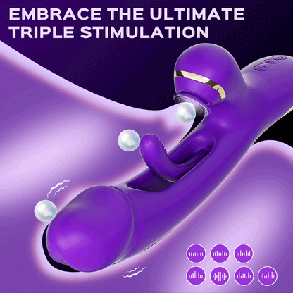 TheWarmestCorner™ G-Bliss 7*7 Clit Sucking G-spot Tapping Vibrator