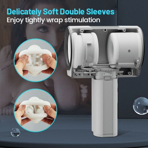 TheWarmestCorner™ 5 Telescopic Rotating 7 Vibrating Handheld Masturbator