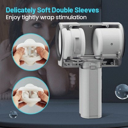 TheWarmestCorner™ 5 Telescopic Rotating 7 Vibrating Handheld Masturbator