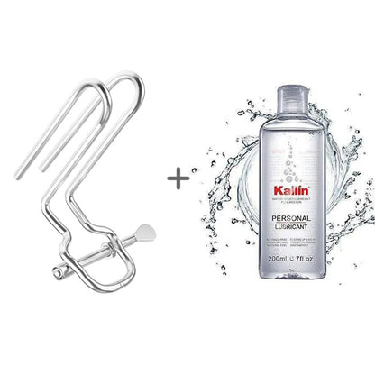 Steel Material Anal/Vaginal Expander Stainless BDSM Sex Toy for Men/Women