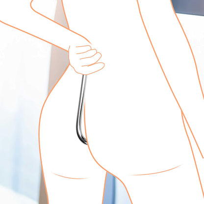 Stainless Steel Anal Hook with 3 Balls